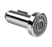 TDCuizent Grifo mezclador para fregadero de cocina, boquilla de cabezal de pulverización de repuesto con diseño giratorio G conector de 1,27 cm, plástico ABS con lluvia de modo dual y pulverizador de