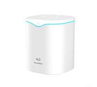 TDCuizent Humidificador de pulverización doble de gran capacidad 2000 ml Tanque continuo o intermitente Luz nocturna LED colorida Apagado automático compacto 13X13x15cm para dormitorio, sala de estar