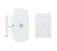 TDCuizent Interruptor de control remoto inalámbrico para el hogar, controlador automático inteligente con largo alcance de hasta 20 m, instalación sin cables en interruptores existentes, dispositivo