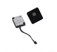 TDCuizent Interruptor de sensor de movimiento PIR inalámbrico Cuerpo humano Inducción infrarroja Barrido manual Control sin contacto 180 grados Detección 12-24V DC Compact ABS Black Fire Prevention