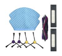 TDCuizent Juego de cepillo principal y filtro con cepillos laterales y paños de fregona para robot aspirador Fakir Robert R-S 770, accesorios de repuesto completos para una limpieza eficaz de