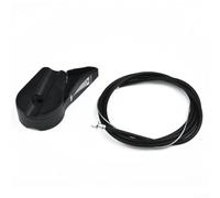 TDCuizent Juego de mango del acelerador y cable para Honda HRR216 Palanca de estrangulador de repuesto con línea de control, instalación de construcción de plástico y metal, piezas de jardín, negro y