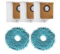 TDCuizent Juego de trapeador y bolsa de polvo de repuesto para Cecotec para Conga 9590 Spin Ultra Power Home 9990 AI Spin Ultra Power Home y 10090 AI Spin Ultra Power Home Lifestyle Aspiradora