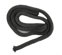 TDCuizent Junta de fibra de vidrio negra para estufa, 2 m de longitud, para estufa de leña o puerta de quemador de leña para estufa de pellets, chimenea, caldera y horno industrial (20 mm)