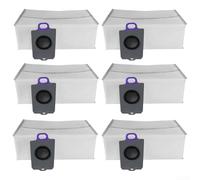 TDCuizent Kit de bolsas de polvo para Narwal para FREO Z, FREO Z10, FREO Z10 y para FREO X10 Pro Robot aspiradoras, piezas de repuesto de bolsas de polvo de estación base de tela desechable (6 piezas)