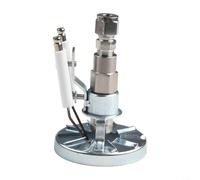 TDCuizent Kit de boquilla de quemador de aceite residual industrial con anillo de llama para atomización de combustible pesado, punta de pulverización de flujo ajustable para caldera de calefacción de