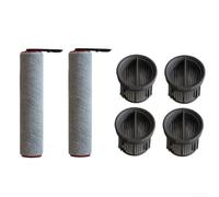 TDCuizent Kit de cepillo de rodillo y filtro HEPA para Mova X4 Pro X4 Plus para x40 Pro Plus Turbo Mate de alta absorción, accesorios de repuesto para lavadora de piso (6 piezas)