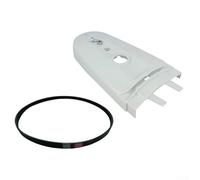 TDCuizent Kit de correa de transmisión y protector de cubierta para motosierra TS420 TS500, pieza de repuesto 4238-700-809, construcción de protector de metal multiacanalado, transferencia de potencia