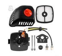 TDCuizent Kit de cubierta de filtro de aire para GT-225 PE-225 / SRM-225 / SHC-225 / SHC-225 soplador incluye filtro de línea de combustible, ojales de junta de bombilla, tornillos de repuesto directo