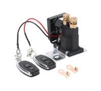 TDCuizent Kit de interruptor de relé de control remoto inalámbrico para coche, camión, RV, barco, 12 V, 24 V, aislador de potencia de apagado automático con función antirrobo de arranque del motor y