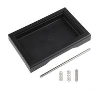 TDCuizent Kit de resorte de bandeja de goteo de café de perfil bajo y tubo largo de acero inoxidable para máquina espresso Gaggia Classic Pro Espresso resistente al calor, diseño ABS que ahorra