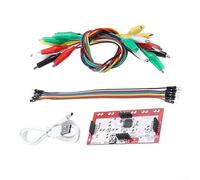 TDCuizent Makey-Kit de placa de control principal compatible con clips de cable de datos USB y cables, compacto, 48 x 94 mm, ABS DC 5 V, diseño para proyectos de desarrollo Arduino R3/Mega 2650/Nano