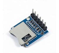 TDCuizent Módulo de placa adaptador de tarjeta SD para interfaz Arduino 3.3V Expansión de almacenamiento Lectura Escritura para proyectos electrónicos DIY Registro de datos Azul (Welding)