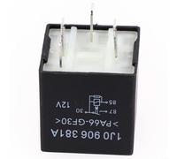 TDCuizent Motor de coche ECU Bomba de combustible Relé 1J0906381A 4 Pin Módulo de control electrónico Fuente de alimentación para modelos Skoda 1989-2006 Pieza de repuesto de plástico plateado