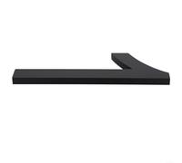 TDCuizent Números flotantes modernos de 8 pulgadas, estilo sombra negra grande para puerta de garaje, montaje en pared, letrero decorativo para instalar en hormigón de ladrillo (1)