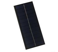 TDCuizent Panel solar de 2,5 W para luces de jardín, módulo de carga de polisilicio, resina epoxi, fuente de alimentación resistente a la intemperie, doble voltaje, 6 V, 12 V, compacto, 213 x 92 x 2,5
