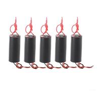 TDCuizent Paquete de 5 módulos de alto voltaje de 400 KV 3-6 V inversor transformador para experimentos científicos proyectos electrónicos DIY generador de iones negativos plástico ABS negro
