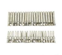 TDCuizent Par de terminales de conector solar con contactos de cobre estañado para cable de 2,5/4/6 mm², conexión de prensa de tipo abierto para panel solar y sistemas de energía alternativos (20