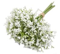TDCuizent Ramo de flores artificiales de Gypsophila realistas para fotografía de boda y decoración del hogar, arreglo de espuma de seda de larga duración, 32 cm, elegantes accesorios florales, varios