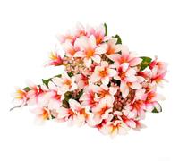 TDCuizent Ramo de flores artificiales de lirio de 18 cabezas, flores falsas de seda con aspecto realista para el hogar, boda, fiesta, fotografía, decoración de larga duración, elegante, centro de mesa