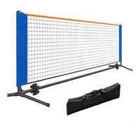 TDCuizent Red de pickleball portátil con marco de acero, red de tenis de configuración rápida para deportes estándar de 300 x 90 cm, tamaño regulatorio, equipo de cancha plegable ligero para