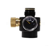 TDCuizent Regulador de presión de dióxido de carbono con calibre de 300 PSI G1/2-14 rosca válvula de buceo para sistema de acuario, barril casero y pruebas de laboratorio, interruptor de cobre