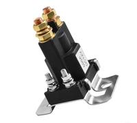 TDCuizent Relé de arranque de alta corriente 500A DC12V para contactor de arranque automático SPST para sistemas de batería duales, carcasa de plástico fenólico negro resistente al agua para circuitos
