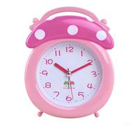 TDCuizent Reloj despertador creativo de mano con pantalla digital analógica dual, pitido fuerte para temporizador de despertar para estudiantes, dormitorio, dormitorio, mango portátil, varios colores