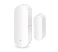TDCuizent Sensor de puerta inteligente WiFi Interruptor de contacto inalámbrico para seguridad en el hogar Monitor de entrada inductivo inteligente con batería baja para sistemas Smart Hub Instalar
