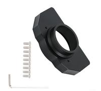 TDCuizent Soporte de aluminio con carcasa de rodamiento para volante SIM Modding Parts compatibles con Logitech G25 G27 G29 G920 G923 Racing Simulator Upgrade Accesorio (negro)