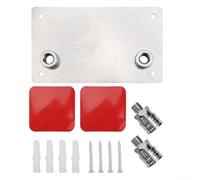 TDCuizent Soporte de espuma de acero inoxidable con soporte de montaje en pared de conexión rápida de 1/4 pulgadas para lavadora a presión, estante de almacenamiento de accesorios de limpieza al aire