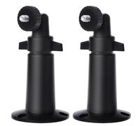 TDCuizent Soporte de pared de metal para cámara Ring Up Cam con cable/batería, cámara de seguridad HD giratoria 360 grados 90 inclinación, soporte interior ajustable, aleación resistente a la