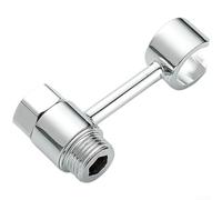 TDCuizent Soporte de spray de inodoro de acero inoxidable con soporte giratorio de 360 ° sin perforación, soporte de pulverizador de bidé para baño, gris plomizo liso (C)
