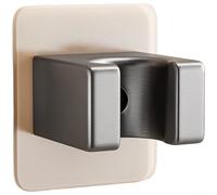 TDCuizent Soporte de spray de inodoro de acero inoxidable con soporte giratorio de 360° sin perforación, soporte pulverizador de bidé para baño, gris plomizo suave (F)