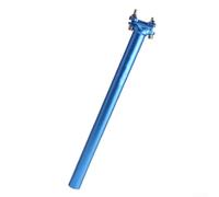 TDCuizent Tija de sillín de aleación de aluminio 27.2 30.9 31.6mm 400mm MTB Road Bike Tubo de sillín con abrazadera de doble perno ángulo ajustable para ciclismo (31.9x400 azul)
