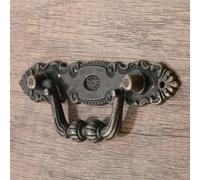 TDCuizent Tiradores europeos de aleación de zinc de 105 mm con tornillos de montaje retro para muebles de cocina, armario, cómoda, puerta de armario con tornillos de montaje, bronce, oro, cobre y