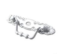 TDCuizent Tiradores europeos de aleación de zinc de 105 mm para armarios, pomos de cajón retro para armario de cocina, cómoda, puerta de armario con tornillos de montaje, bronce, oro, cobre, plata