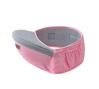 TDEOK Mochila Hipseat para bebé con asiento de cadera con cinturón de sujeción para el cuidado de la madre lo que sucede al nacer (rosa, talla única)