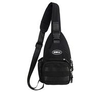 TDEOK Riñonera Custom New Running Hombres y Mujeres Color a juego Bolsa de Cinturón Deportivo Impermeable con Gran Capacidad Pequeños Bolsos Mujer Pequeño, Negro , talla única, Mochilas Duffel