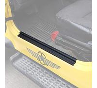 TDHLW Protector de alféizar para Puerta de Entrada, Color Negro, Compatible con Jeep Wrangler TJ 1997-2006, Accesorios Exteriores