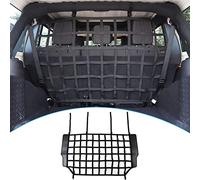TDHLW Red de Barrera de Aislamiento para Asiento Trasero, Divisor de Asiento para Perro Mascota Apto para Jeep Wrangler JK JL Unlimited y Gladiator JT 2 Puertas 4 Puertas 2007-2021