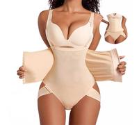 TDJDYQU Corsés Adelgazantes para Mujeres, Fajas Moldeadoras para El Control Abdominal, Posparto Corsés Moldeadores Cuerpo(Skin,4XL)