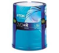 TDK 16X DVD+R 100PK Eje