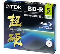 TDK Blu-ray Disc BD-R para datos super duro serie 25 GB 1 - 4 x color blanco amplia imprimible disco 5 mm SLIM Case 5 Pack brd25hcpwb5 a (importación de Japón)