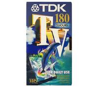 TDK Cintas en Blanco para TV E 180