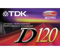 TDK D120 Audiocassette - Bies Normales