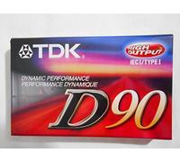 TDK D90 Dynamic Performance - Cinta de Casete (7 Unidades)