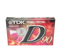 TDK D90 Tape Audio Cassettes 90 min - Cinta de audio/video (90 min)