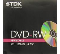 TDK DVD-RW 4.7 GB 4X, 8 cm, 1 unidad