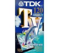 TDK TV 120 Video Cassette 120 min 1 Pieza(s) - Cinta de Audio/Video (120 min, 1 Pieza(s))
